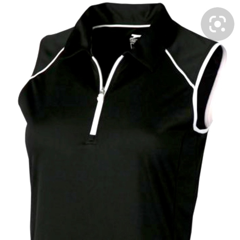 ISO Slazenger Black Golf Shirt